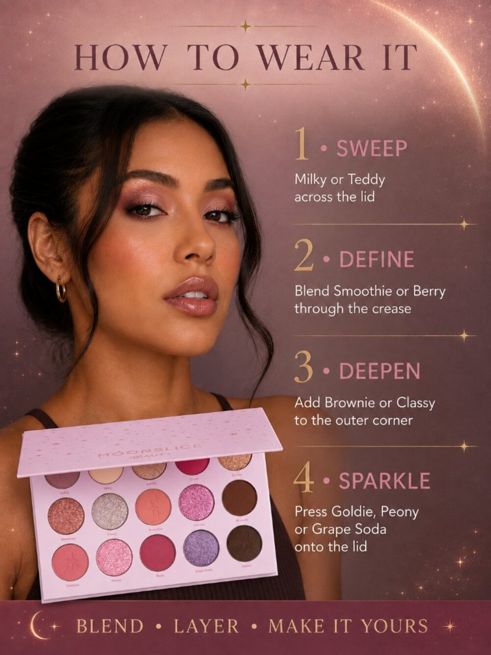 Celestial Crush 15-Shade Eyeshadow Palette - New - Picture 5 of 5